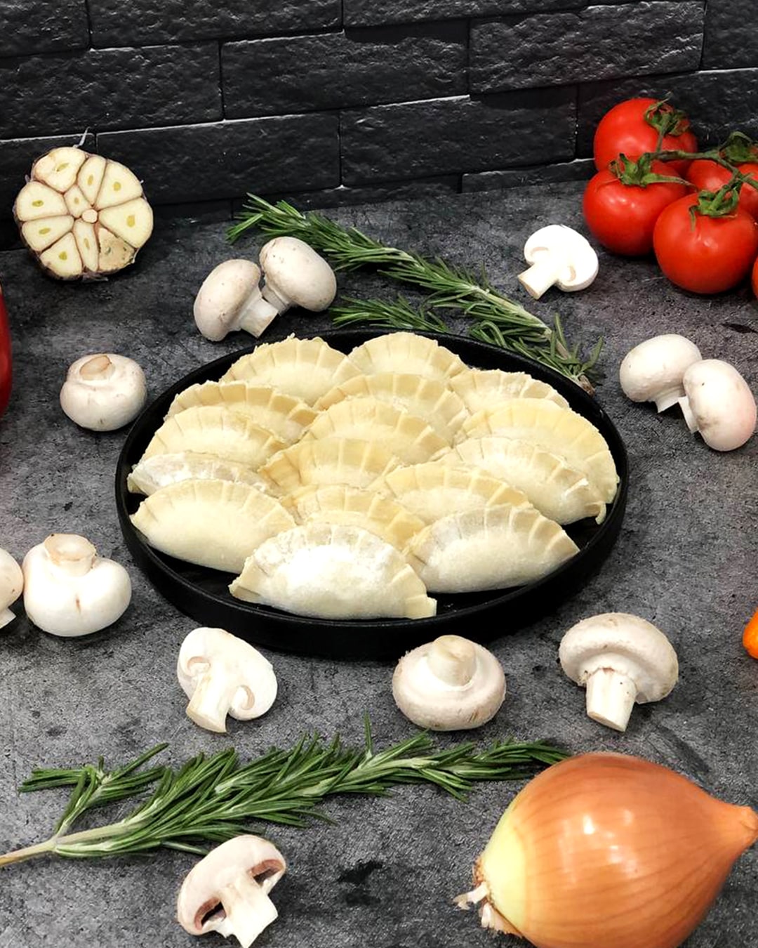 Вареники с грибами (500 г)